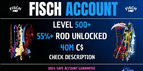 Gambar Product FISH ACCOUNT LEVEL 500 (ETHEREAL PRISM ROD - NO LIFE ROD - HEAVEN'S ROD)