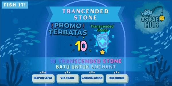 Gambar Product 10 Transcended Stone - Double Enchant Stone | Fish It!