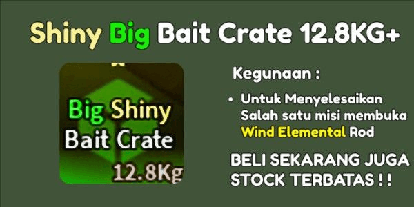 Gambar Product Joki Shiny Big Bait Crate 12.8KG+