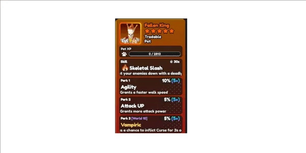 Fallen King Pet