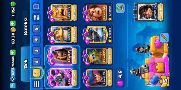 Gambar Product PREMIUM ACC | 17+ Evolution Card | KT LVL 15 (XP 57) 11 Card Elite | 32 Card Max Lvl 14 | CN Free