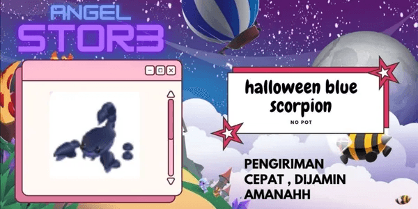 Halloween Blue Scorpion