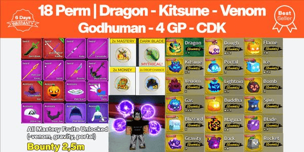 Gambar Product Akun Fruit Permanent - No 8