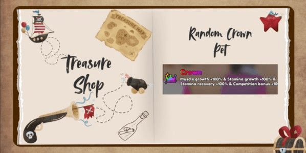 Gambar Product Gym Star Simulator | Pet with Crown Enchant (Random)