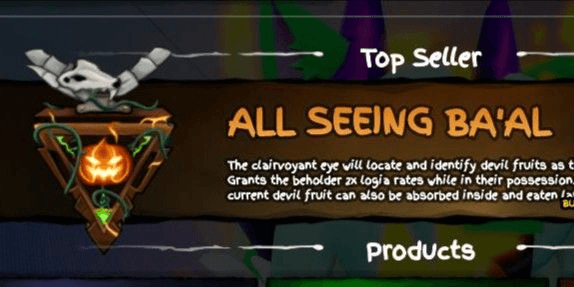 Gambar Product All Seeing Ba'al - Grand Piece Online (GPO)