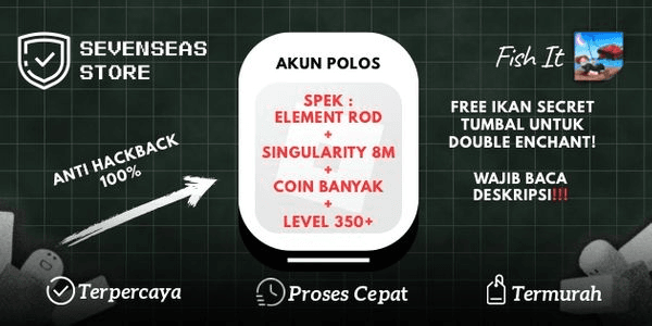 Gambar Product Akun Polos Element Rod (Rata Kanan) - Fish It!