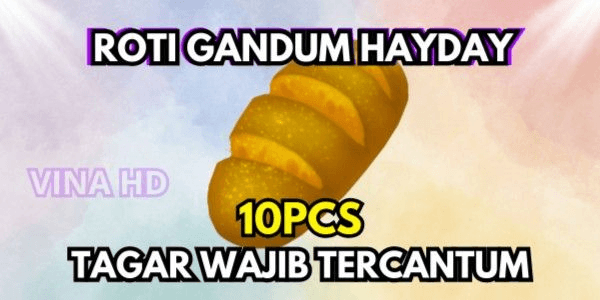 Gambar Product Wheat Bread / Bread Hay Day - 10pcs