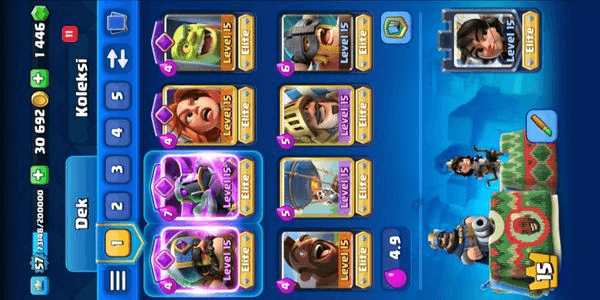 Gambar Product PREMIUM ACC! 11+ Evo Card | 16 Card Elite | 21 Card Max Lvl 14 | Full access