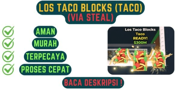 Gambar Product Los Taco Blocks (Taco) | Steal A Brainrot