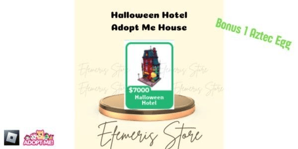 Gambar Product Halloween Hotel Adopt Me House