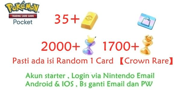 Gambar Product Pokemon TCG Pocket Account TCGP-4
