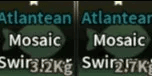 Mosaic Atlantean Swimmer