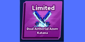 Dual Aetherial Azure Katana Blade Ball