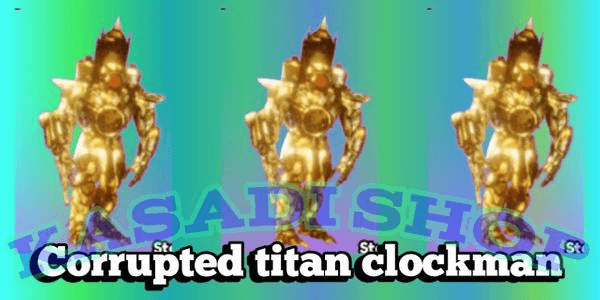 Gambar Product Corrupted Titan Clock Man