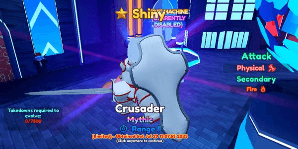 Gambar Product Shiny Crusader / Heathcliff UNEVO | Anime Adventures