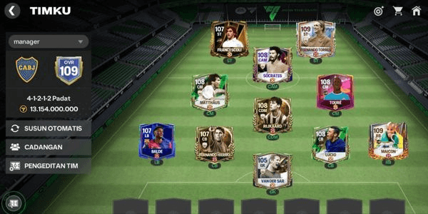 Gambar Product AKUN EA FC SULTAN GG OVR 109 OTW MAX 110 FULL EVO EMAS RED ALL PLAYER LVL 25-30 RANK H2H LEGEND I ASET COIN 4.7M(F.TORRES, RIJKAARD, MATTHAUS)