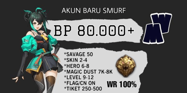 Gambar Product AKUN SMURF RANK MASTER 100% BERBP