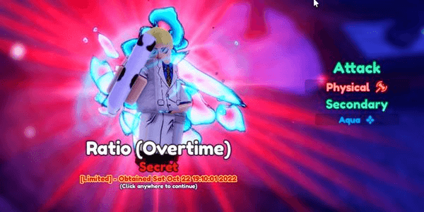 Gambar Product Ratio (Overtime) | Anime Adventures