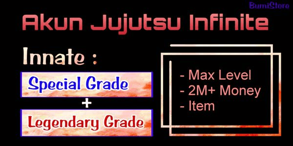 Gambar Product Jujutsu Infinite Account Max Level