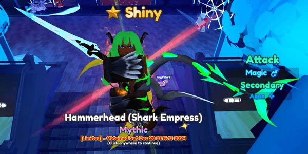 Gambar Product Shiny Hammerhead / Harrible EVO | Anime Adventures