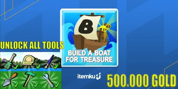 Account Build a Boat for Treasure 500K GOLD