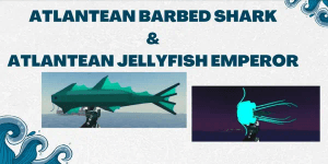 Atlantean Barbed Shark & Atlantean Jellyfish Emperor