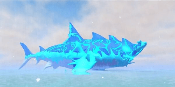 Gambar Product Fish It! Mega Frostborn Shark (165.87K KG) MAX TON