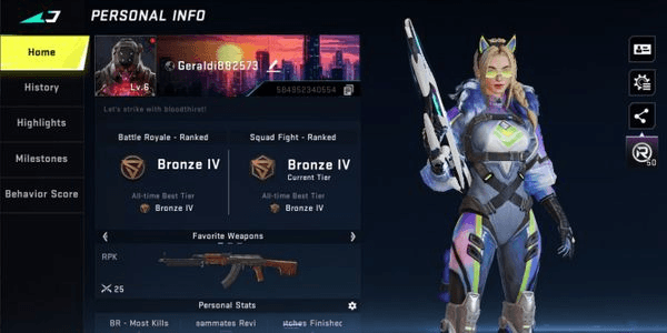 Gambar Product AKUN BLOODSTRIKE SPECIAL - ASIA [ AUG - Apocalypse, AK47 - Lava, URB - Ethereal Blue, M4A1 - Venom, Emma - Ebony ] #584952340554