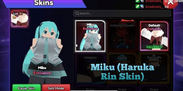 Gambar Product Miku / Haruka Rin Skin | Anime Vanguard