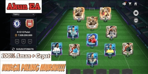 Gambar Product EA SPORTS FC MOBILE ACCOUNT OVR 111 CHEAPEST
