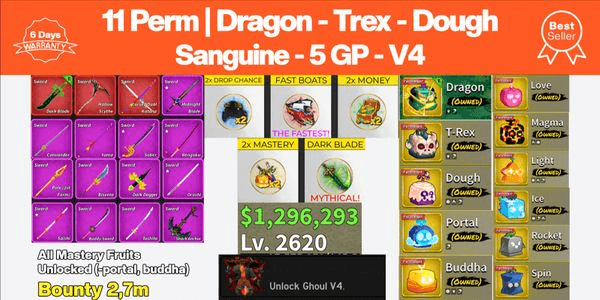 Gambar Product Akun Fruit Permanent - No 6