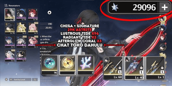 Gambar Product [29K ASTRITE][6 SSR][BEAUTIFUL UID] CHISA + SIGNATURE + ENCORE C1 + LUSTROUS RAZOR + BLOODPACT + CHECK DESC! [SEA] #A31