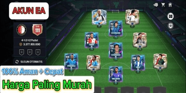Gambar Product AKUN EA SPORTS FC MOBILE OVR 111 TERMURAH