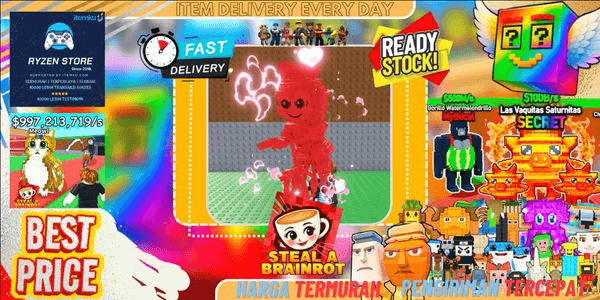 Gambar Product Rainbow Chicleteirina Bicicleteirina