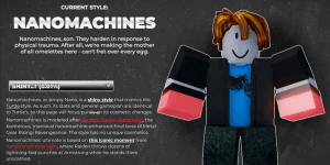 Account Shiny Nanomachines Style - Untitled Boxing Game (UBG)