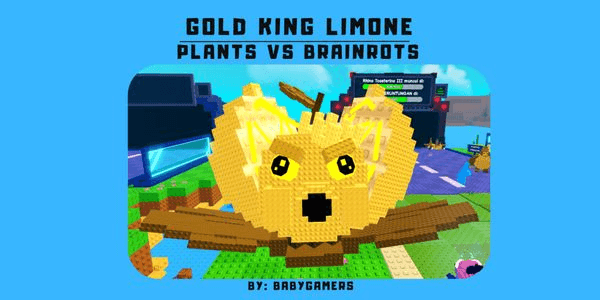 Gambar Product GOLD KING LIMONE - PLANTS VS BRAINROTS