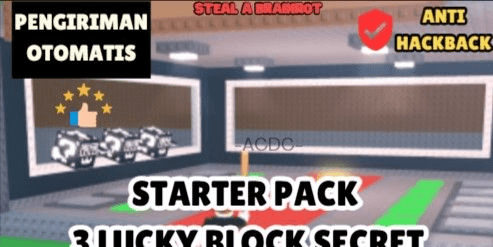 Gambar Product STARTER PACK 3 LUCKY BLOCK SECRET | STEAL A BRAINROT