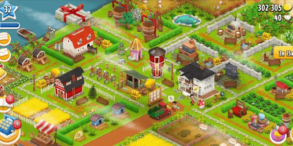 Gambar Product Farm Hay Day Level 32 Barn 1000 Silo 500 Sudah Berdekorasi