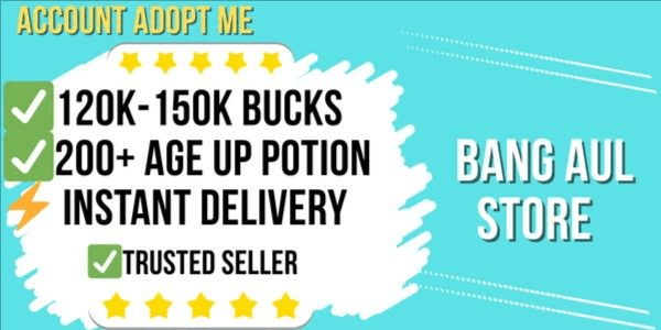 Gambar Product Adopt Me | 120K - 150K Buck + 200 Age Up Potion + Full Access