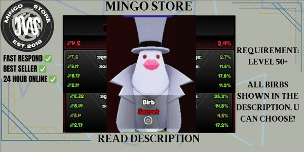 Gambar Product Birb (Choose) - Anime Vanguards (AV)