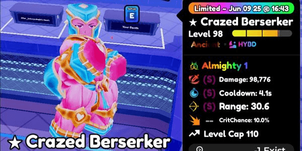 Gambar Product Crazed Berserker (Evo) Almighty