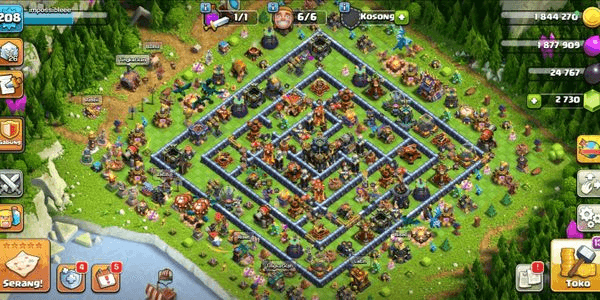 Gambar Product Town Hall 17 Near Max / GG Account / GG Hero / Ready for War