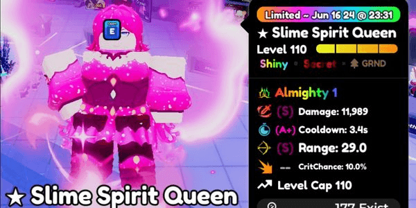 Gambar Product Shiny Slime Spirit Queen Trait Almighty