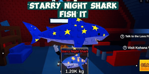 Gambar Product STARRY NIGHT SHARK - FISH IT!
