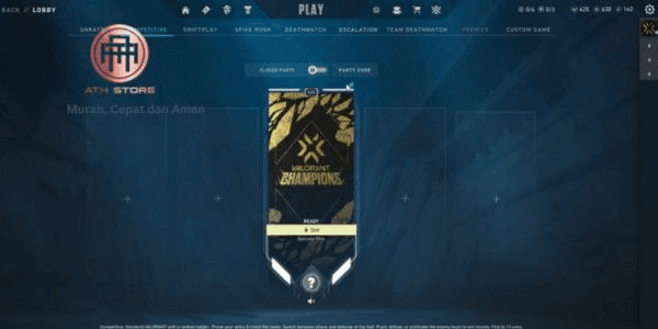 Gambar Product Akun Valorant Last Rank Ascendent 3 Skin Banyak Bundle Forsaken, Prime & Agent Banyak