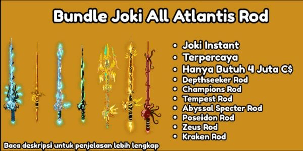 Gambar Product Joki All Rod Atlantis – 7 Complete Rods