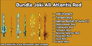 Joki All Rod Atlantis – 7 Complete Rods