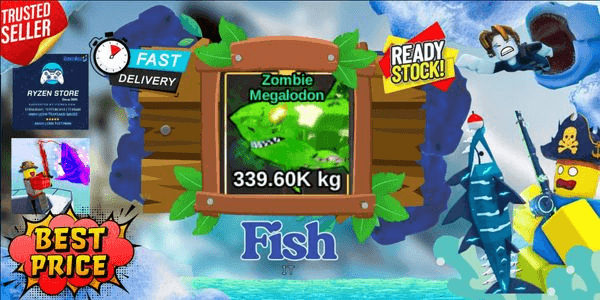 Gambar Product Zombie Megalodon