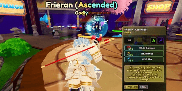 Gambar Product Shiny Frieren (Ascended) Godly Full SSS Stats