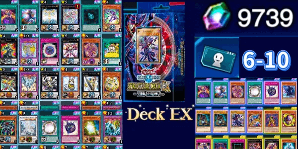 Yugioh Duel Link | 9000+ Diamonds | 50-100 UR Card | Starter EX Meta Deck | 6-7 Characters Selector Account